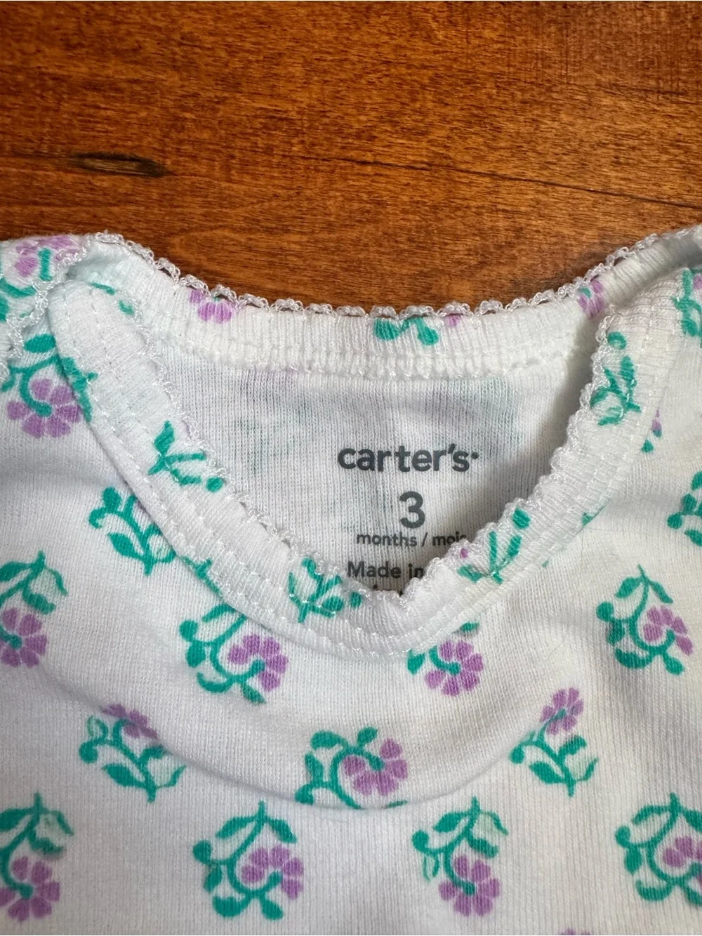 Carter's Mint Green & White Short-Sleeve One-Piece Bodysuit Set - 3 Pack